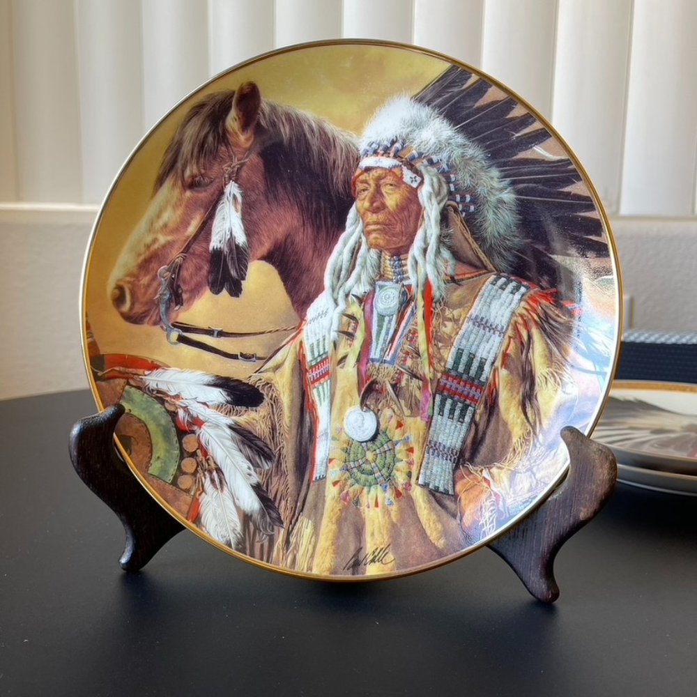 Vintage Franklin Mint American Indian Heritage Foundation Museum Collector Plate